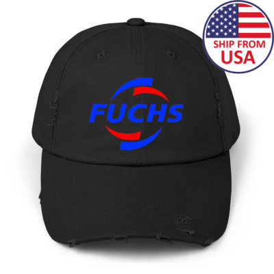FUCHS Racing Oil Distressed Hat Baseball Cap