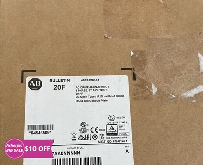Allen Bradley 20F11ND027AA0NNNNN 20HP PowerFlex 753 VFD AC DRIVE