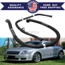 2PCS Air Pump Connecting Hose For VW Golf Jetta AWD AWW AUDI TT AWP 1.8T
