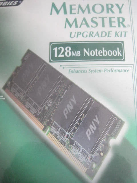 PNY - 128MB PC100 SoDIMM Notebook Memory Model:6416YESWMC SKU:3910129 - Image 2 of 4