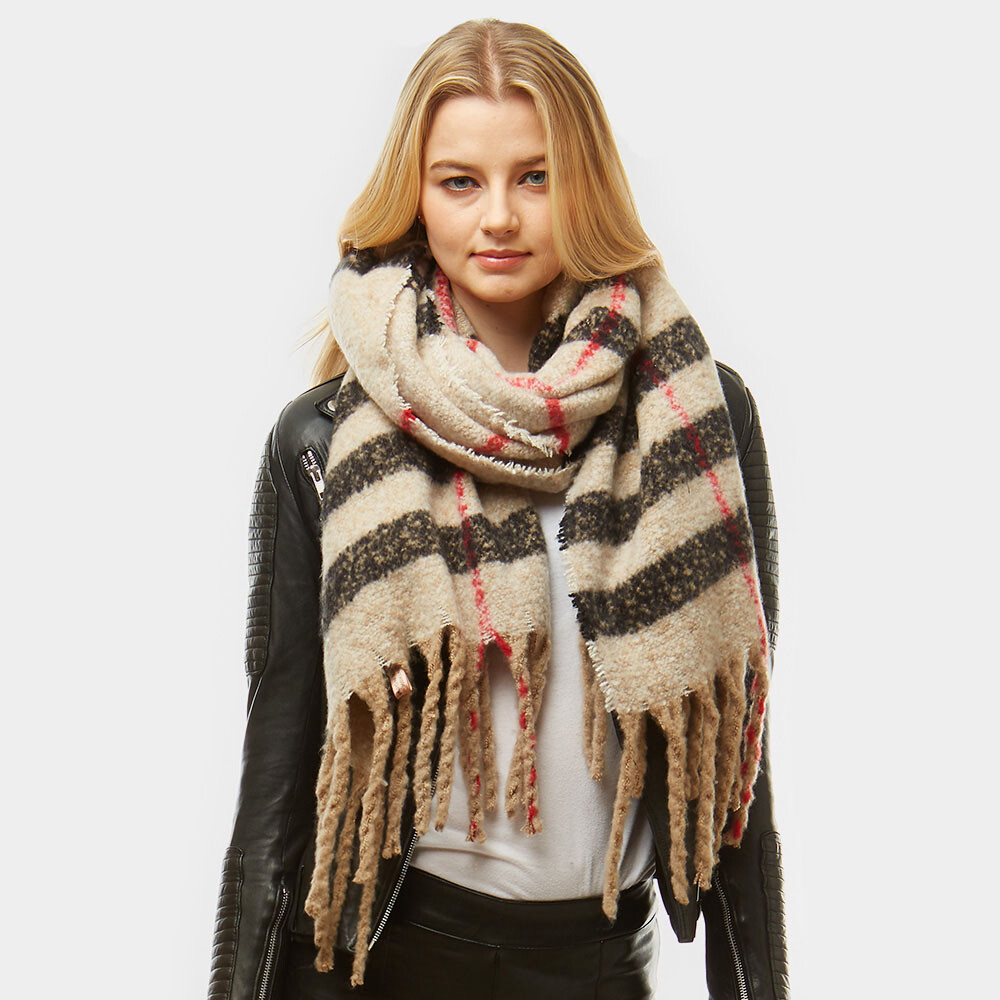 soft beige scarf