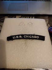 Patch armée us Navy Tab USS CHICAGO original  