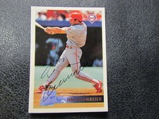 Jim Eisenreich Autographed Topps Baseball Card 