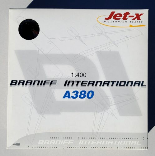 Jet-X / Dragon Wings 1:400 Airbus A380 Braniff N380BN 'Orange Jellybean' JX053