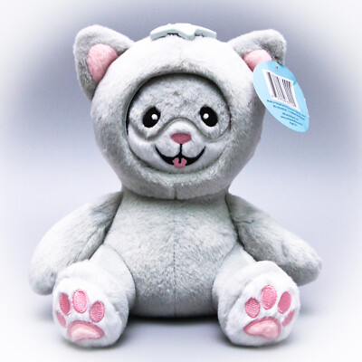 Whatsitsface Stuffed 10'' KITTY CAT Animal Plush | Changes Emotions / Faces | NEW