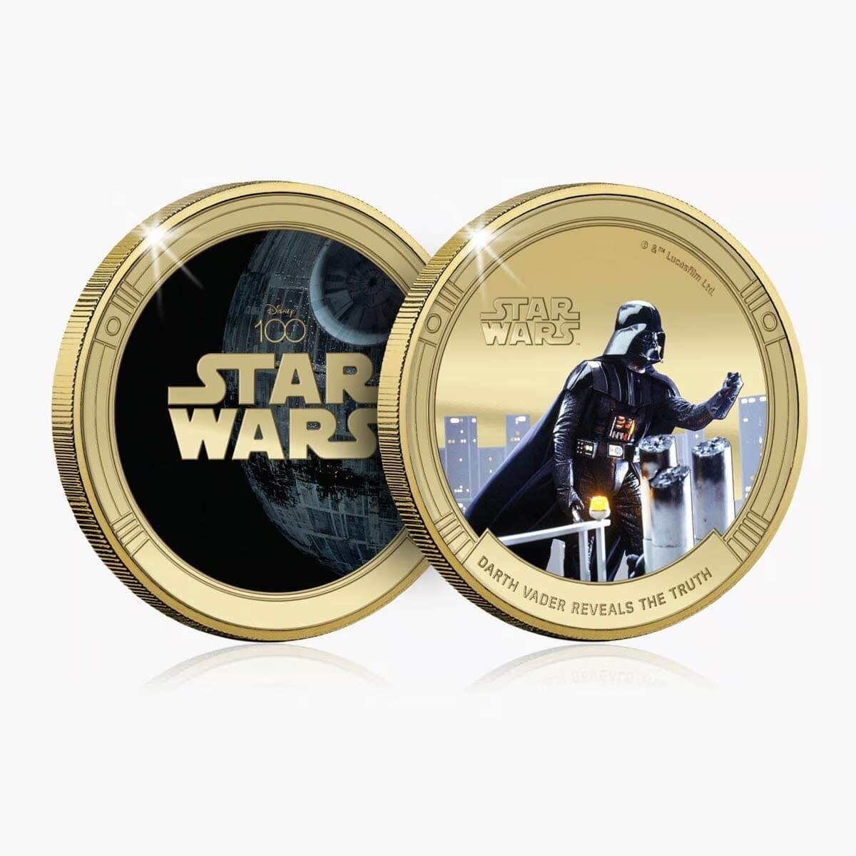 The Official Star Wars 100th Anniversary Darth Vader coin | eBay UK