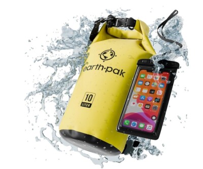 Earth Pak Dry Bag With Backpack Straps Earth Pak Dry Bag Backpack