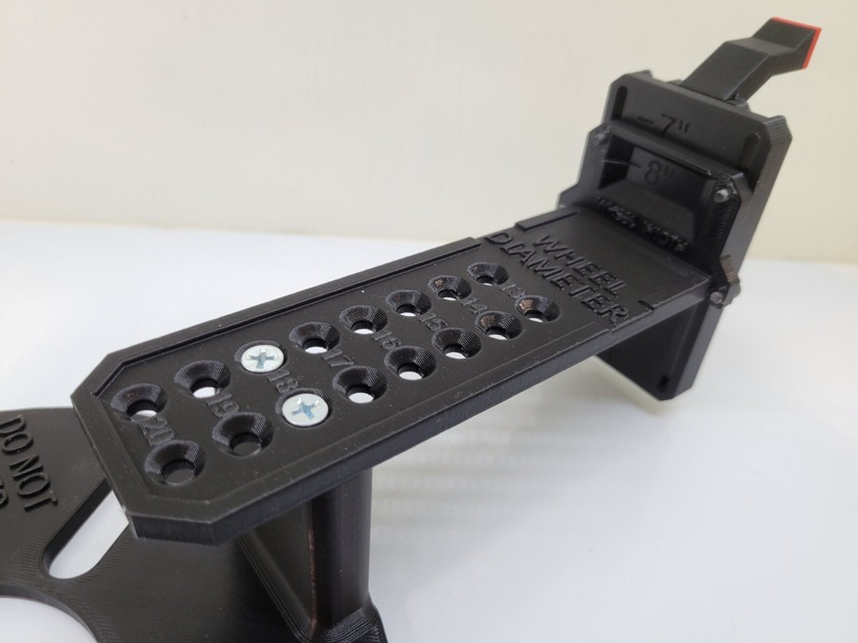 Offset Measurement Module Universal Wheel Fitment Offset Tool - Offset Measurement Gauge Hub Tool ...