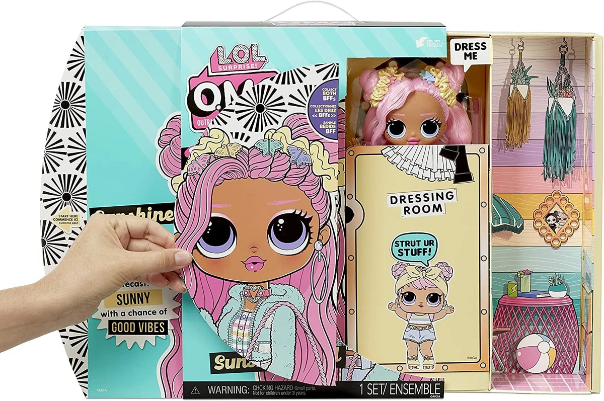 LOL Surprise OMG Sunshine Gurl BFF Fashion Doll 20 Surprises