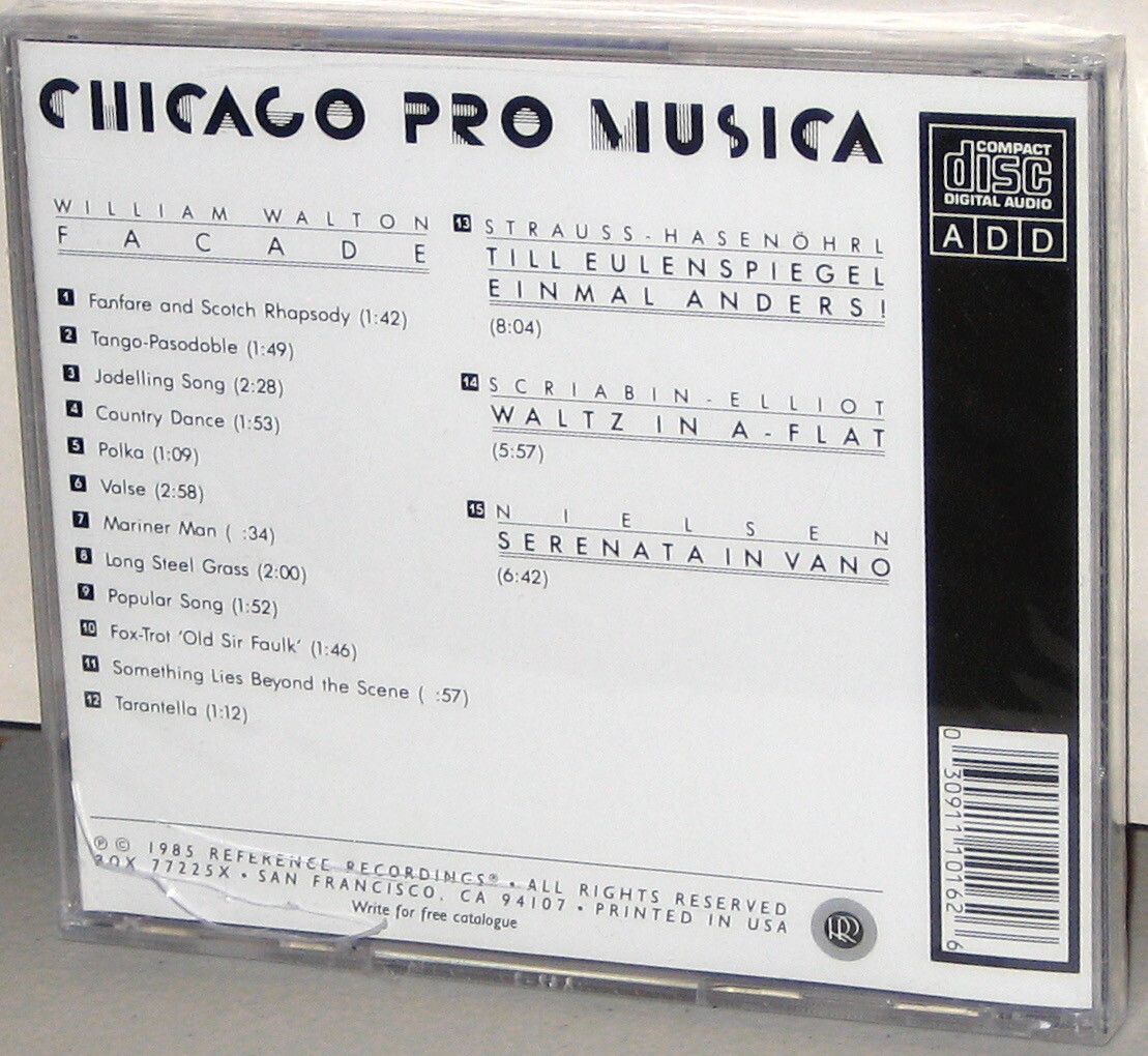 Reference Pro Walton Facade Recordings William Chicago Lp Musica