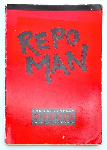 REPO MAN Alex Cox & Dick Rude Paperback SCREENPLAY 1987 Vintage HTF - Bild 1 von 2