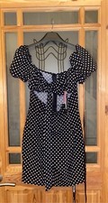 pretty little thing polka dot dress Size 8