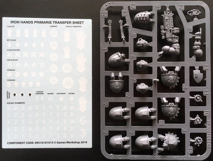 40K Space Marine Iron Hands - Intercessors x5. Warhammer 40,000. New. - image 3 of 3