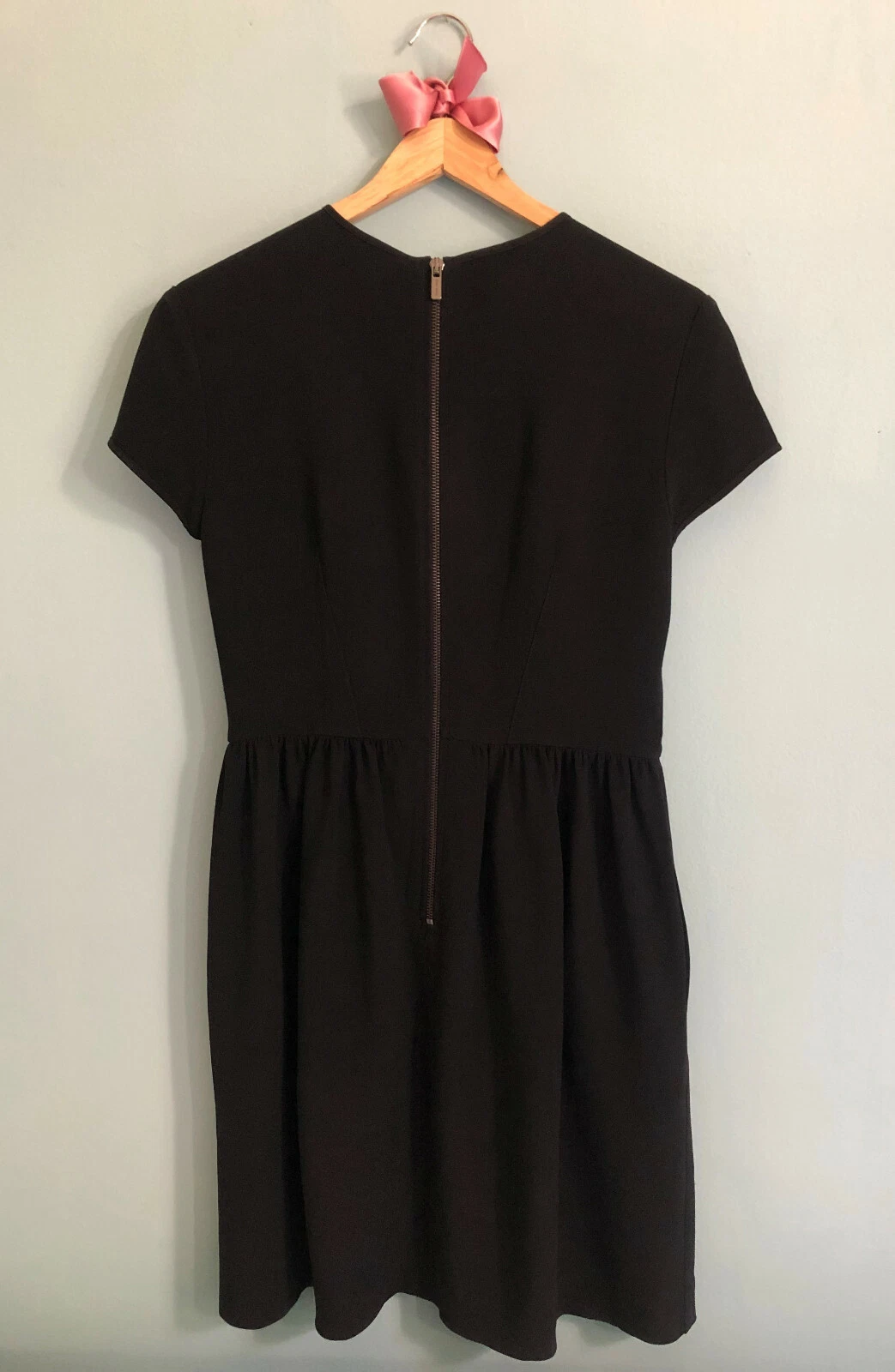 Vestito Donna Blu MIU MIU Maniche Corte Dress Robe Taglia 40 IT S Ottime Condiz.