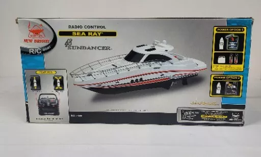 Toy Radio Control Sea Ray 48 Sundancer R C Speed Boat No. 7185 eBay