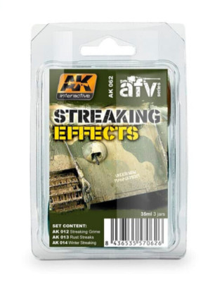 AK Interactive STREAKING EFFECTS Set Weathering AK-062