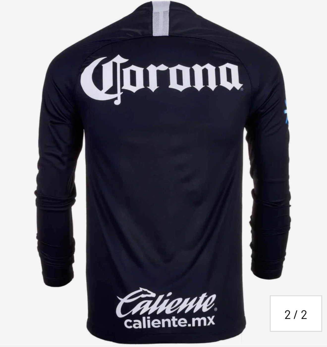 Nike Club America Black Jersey Long Sleeve Size Small Only