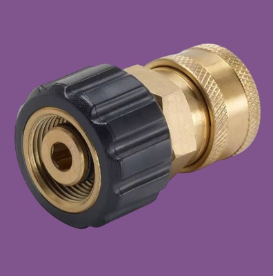 #ad M22 FPT X 3 8quot; Quick Connect Brass Coupler For Pressure Washers Up To 4000 PSI $11.00