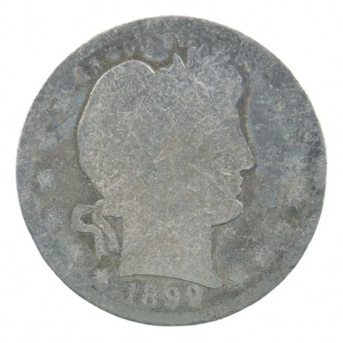 BETTER 1899-O Liberty Barber 90% Silver US Quarter *127