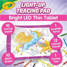 Crayola Light Up Tracing Pad Pink, Best Birthday, Holiday & Christmas Gifts... 