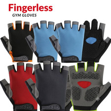 WEIGHT LIFTING WORKOUT GYM GLOVES BODYBUILDING FITNESS CYCLING CROSSFIT TRAINING