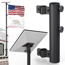 Starlink Gen 3 Pole Mount Kit, Heavy Duty Starlink Pole  RV Ladder Flag Pole...