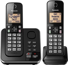 Panasonic KX-TGC360 Cordless Phone Digital Answering Machine + 1 Base