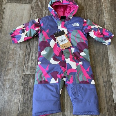 The North Face Infant Girls Freedom Snow Suit Bunting Size 0-3 Months Baby Girl