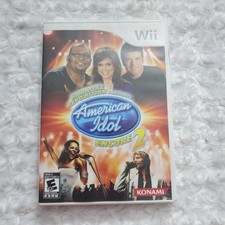Karaoke Revolution Presents American Idol Encore 2 Nintendo Wii Game 2008 Konami