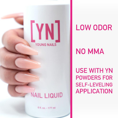 Young Nails Nail Liquid. Professional Grade High Quality Monomer. Use with Nail