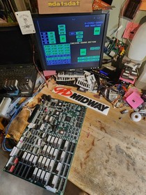 NBA MAXIMUM HANGTIME PCB JAMMA ARCADE BOARD REV L1.03 MINIMAL SPRITE ISSUES.  