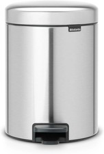 Image of Brabantia NewIcon Pedal Bin – 5L – Matt Steel