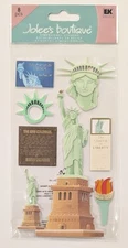 Jolee's Statue Of Liberty New York City Travel Scrapbooking Stickers