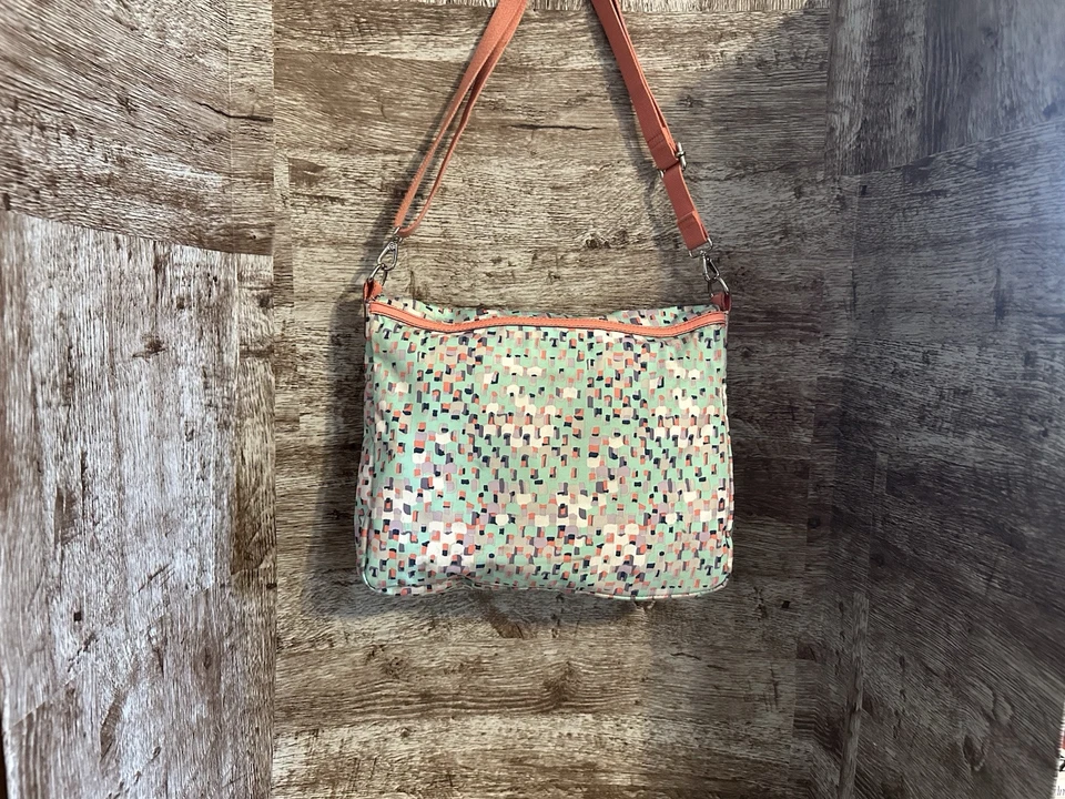 FOSSIL Keyper 邮差包 蓝色 斜挎包 手提包 钱包 — 第 2/4 张图片