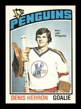 1976-77 O-Pee-Chee  #55 Denis Herron NM-NMMT TZ1 BXCP70