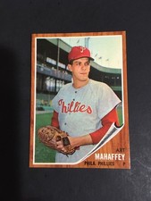 1962 TOPPS ART MAHAFFEY, #550, NM/MT (Free Shipping On Any 3!)