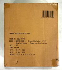 MONDO MOTU 200X PowerCon Disco Skeletor 1 12 Scale Sealed Shipper MISB
