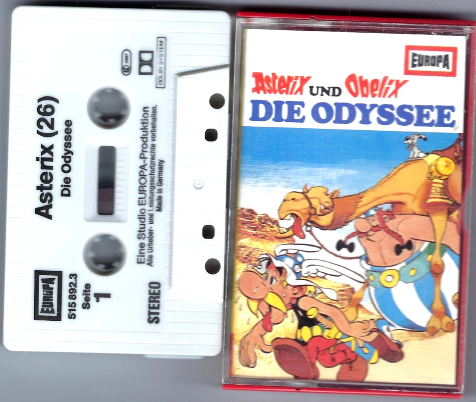 MC Kassette Asterix, Folge 26 Die Odyssee-EA grau ohne Nummer im Cover rar ! - Bild 1 von 1