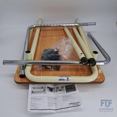 Peformance Health Overbed Table with Wheels, Height Adjustable, Lig... 091558261