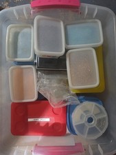 Box Of Beads And Bead Making Materials 5.5 Lbs
