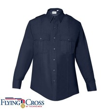 NEW Flying Cross FX5020 Men XLARGE LAPD NAVY FX Class A L/S Shirt POLY/COTTON