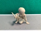 1950'S MARX 60MM SITTING CHIEF SMOKING A PIPE