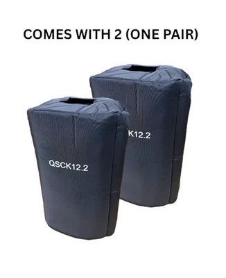2 (One Pair) LASE Speakers Slip Padded Covers for QSC K12.2 (Cannot fit K12)