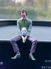 DC  Comics  The  Joker  Car  Accessory  10cm Mounted Figure The Dark Knight Toy.
