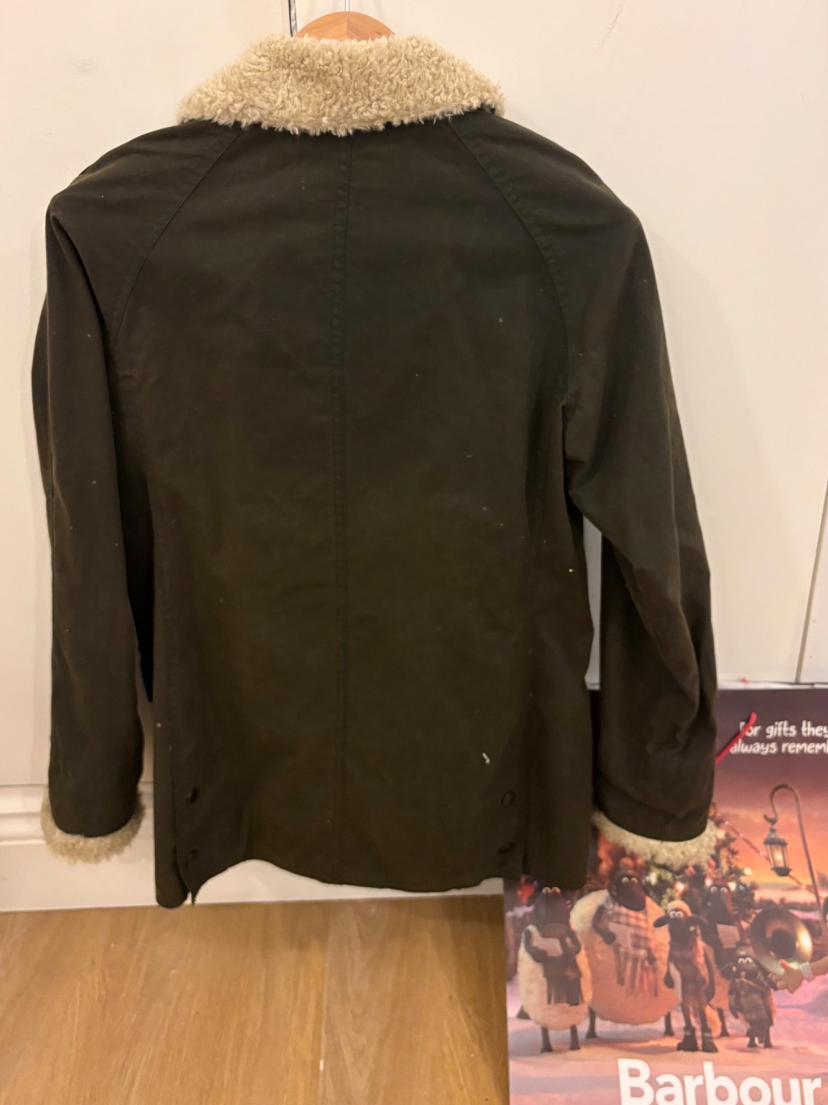 Barbour x Shaun the Sheep wax jacket size 10 women’s - Limited Edition image 5