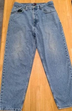 VTG Tommy Hilfiger Jeans Size 34x30 Light Wash Tapered Leg Cotton Classic 90s
