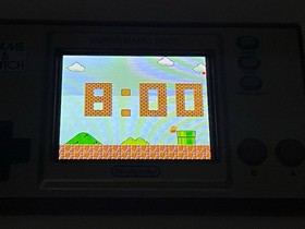 Nintendo Game & and Watch Super Mario Bros. 35th Anniversary & Custom Stand