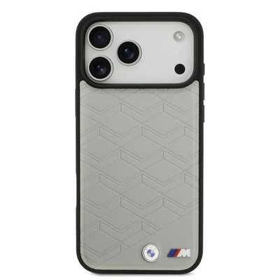 BMW iPhone 17 Pro Max Hülle Case Cover MagSafe Signature M Power Shaped Gray