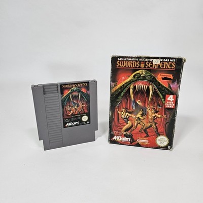 Nintendo Swords and Serpents NES, PAL B, in OVP