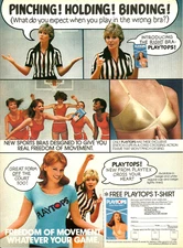 1980 Playtops Bra Playtex Cross Your Heart Women's Fashion vintage Print AD